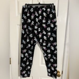 Black Minnie & Friends Print Leggings